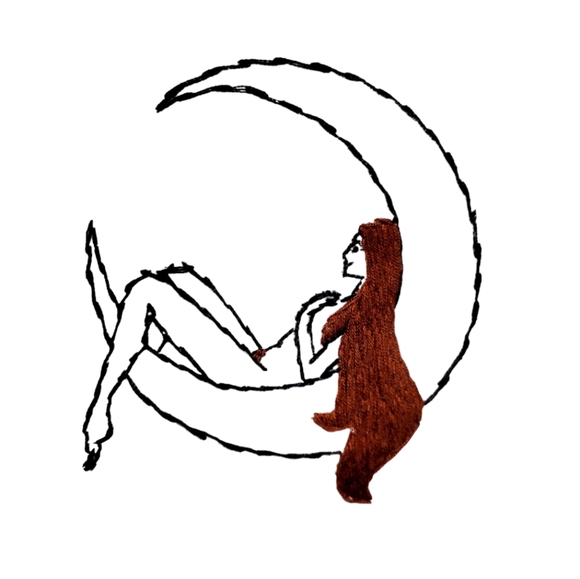 8" embroidery wall decor - Picture 1 of 4